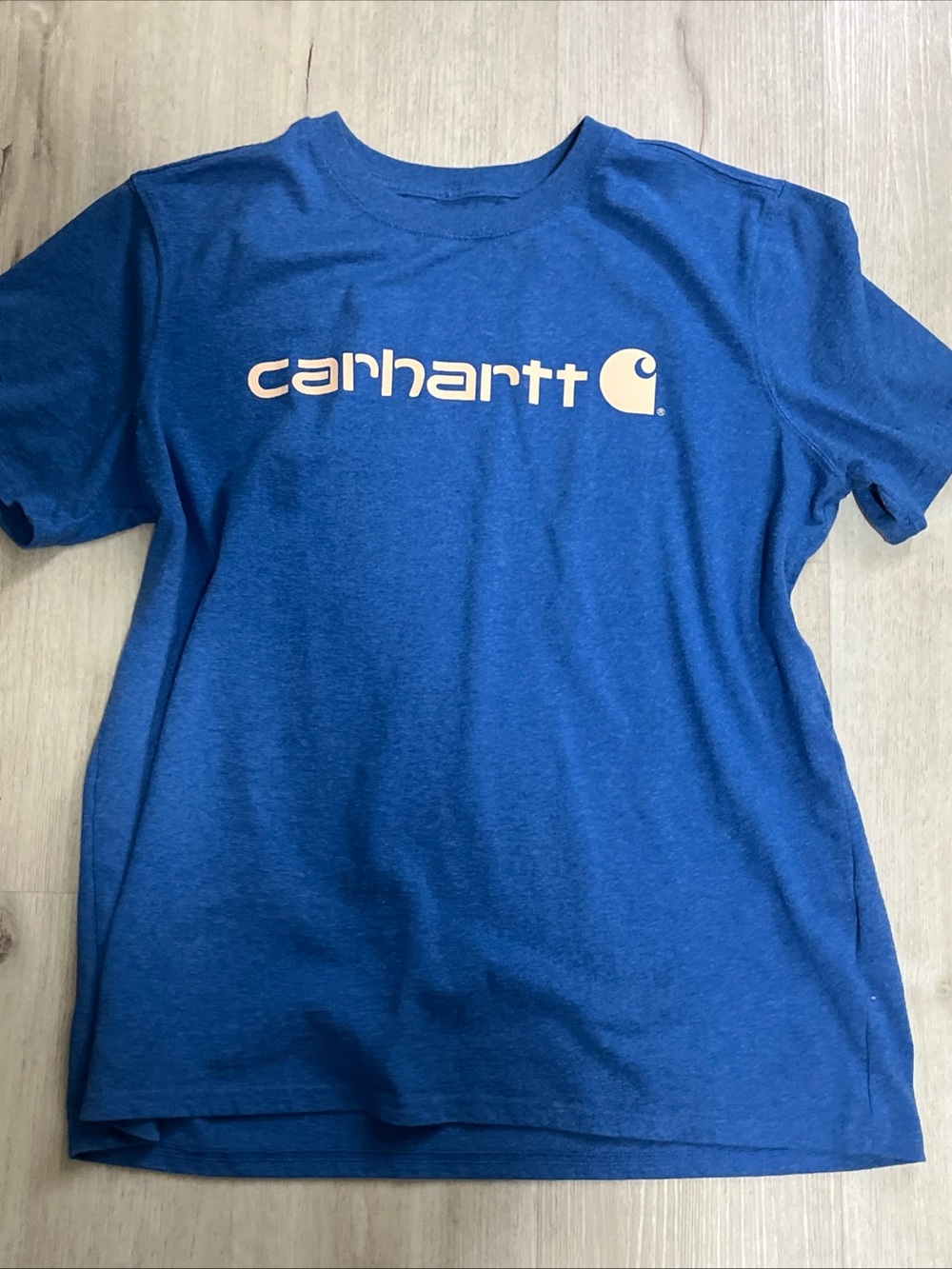 Carhartt Royal Blue Loose fit Tee with Cream Logo